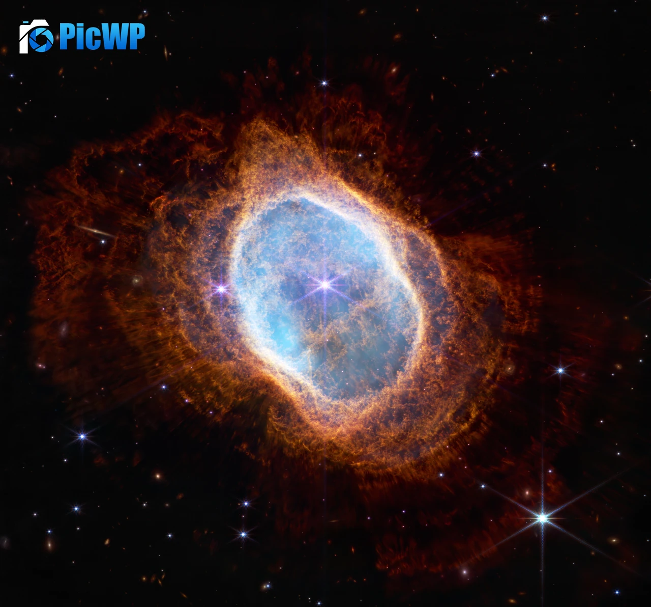 Southern Ring Nebula James Webb Space Telescope 6K PC Wallpaper