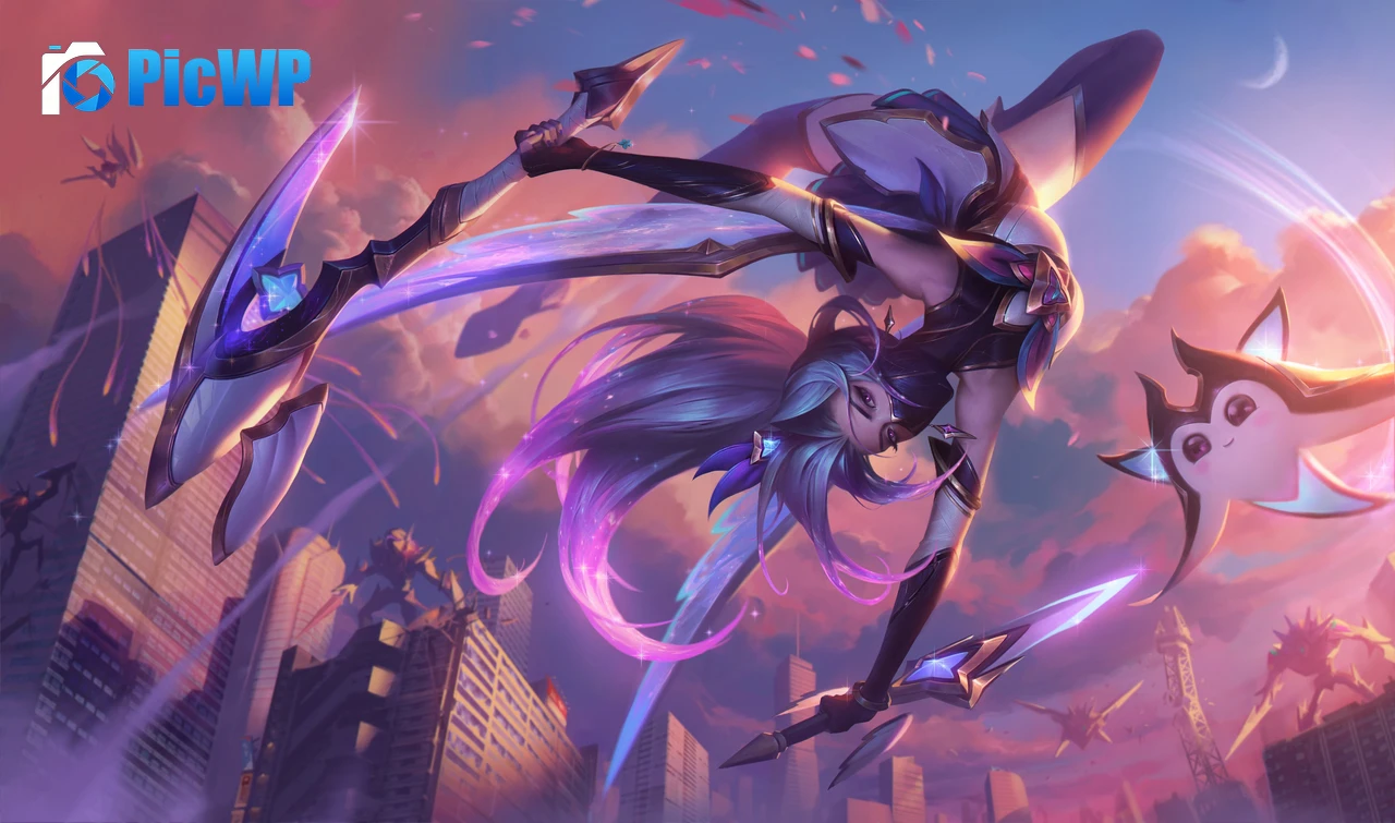 Akali League of Legends 5K PC Wallpaper