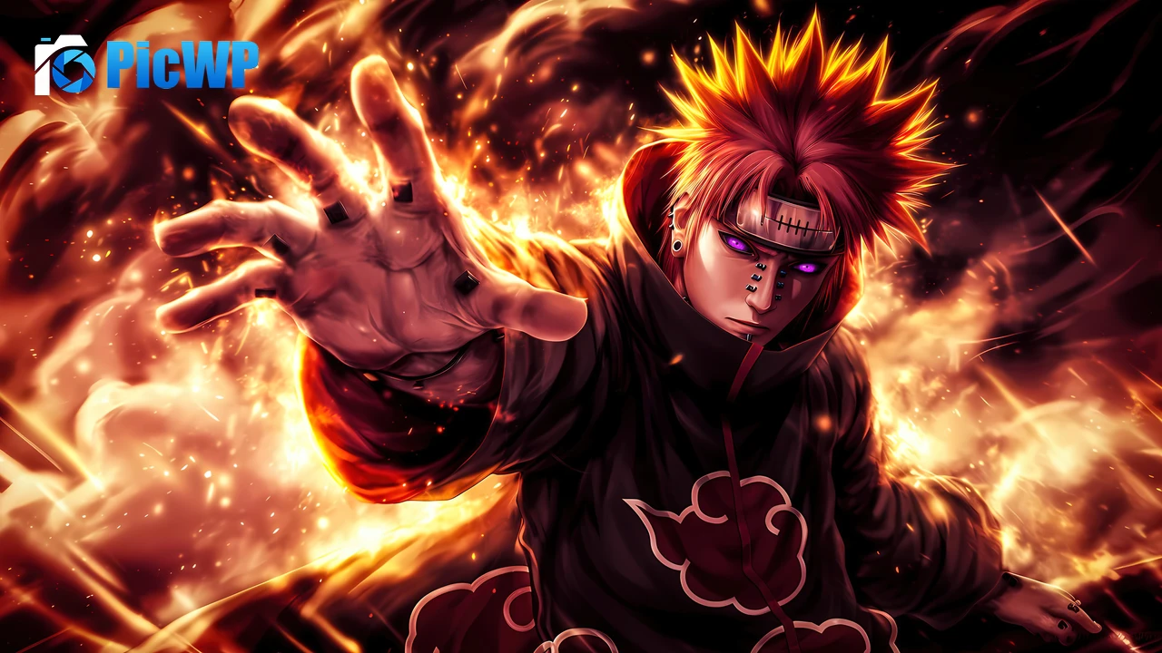 Naruto Uzumaki Fire 6K PC Wallpaper