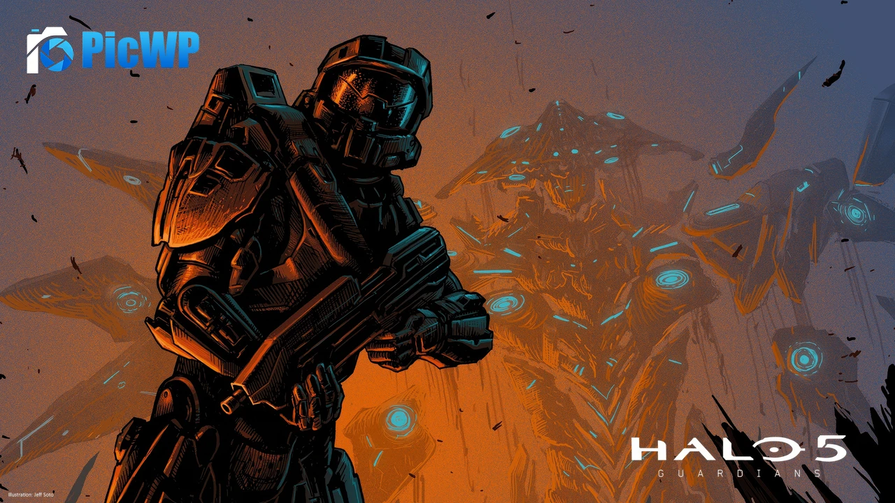 Halo 5: Guardians Artwork 6K PC Wallpaper