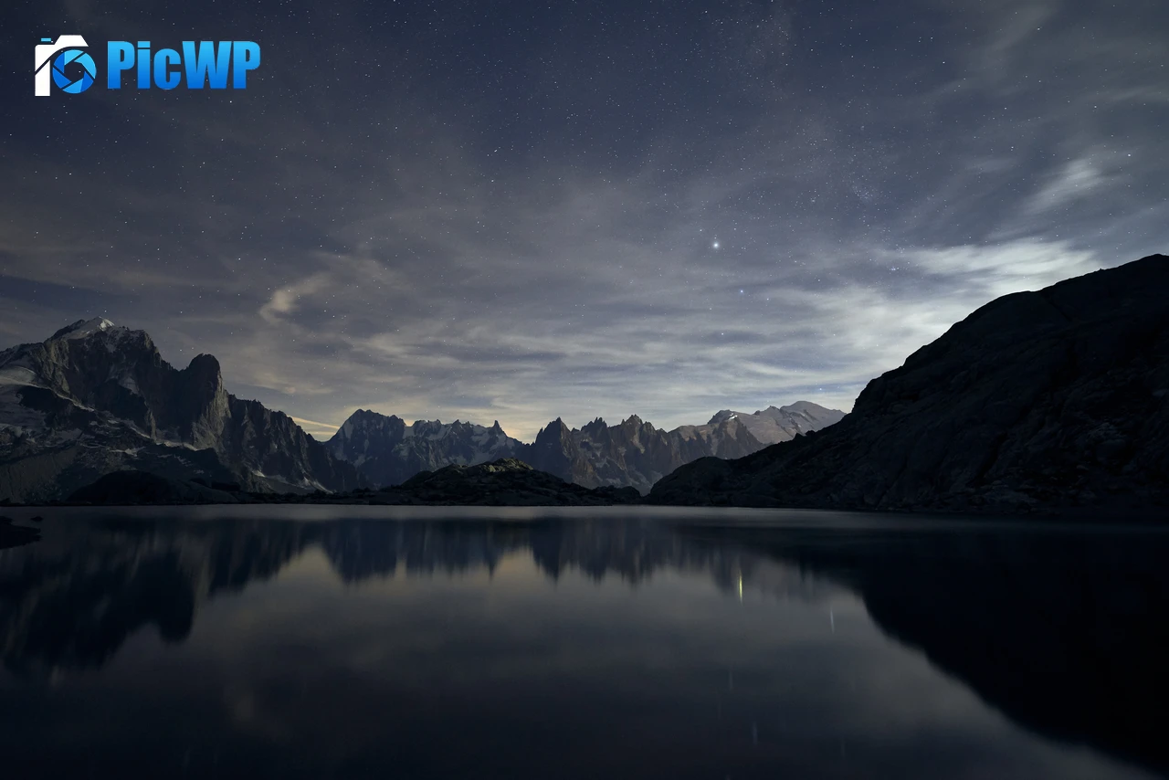 Starry sky Scenery 8K PC Wallpaper