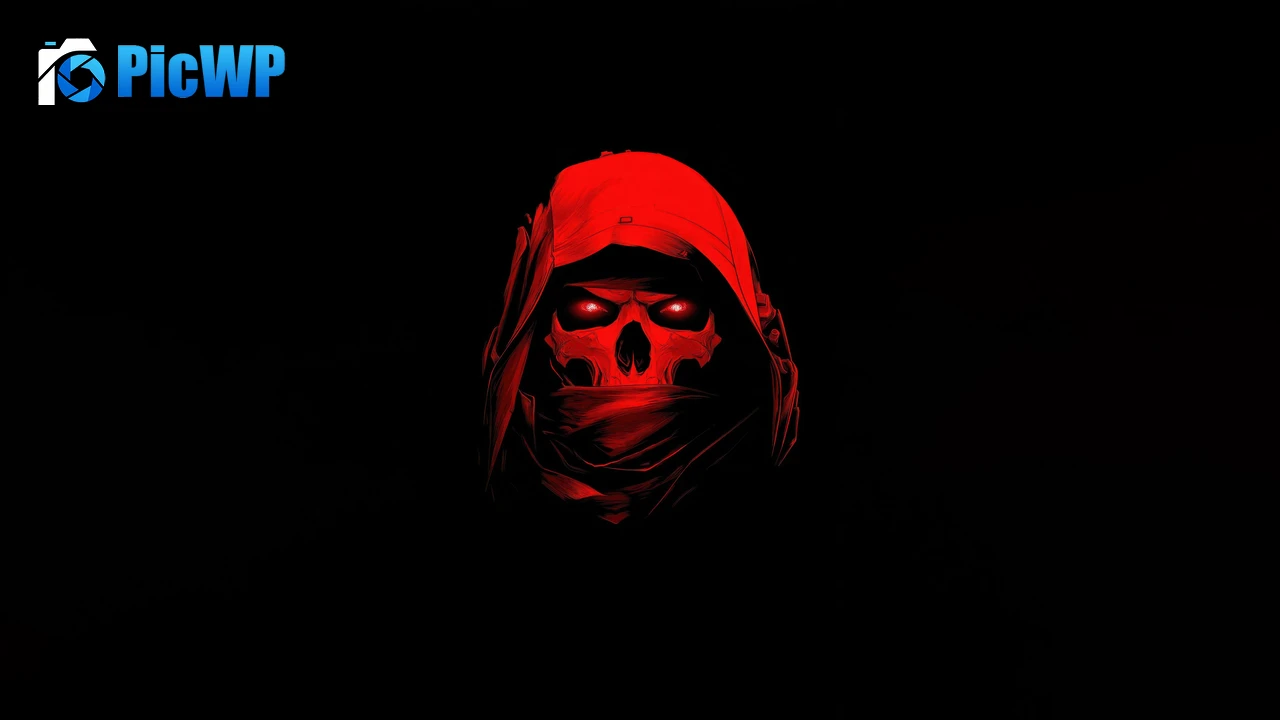 Skull Call of Duty 6K PC Wallpaper