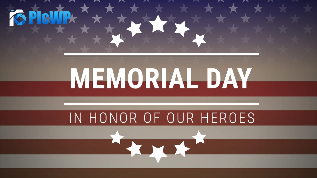Memorial day American flag 8K PC Wallpaper