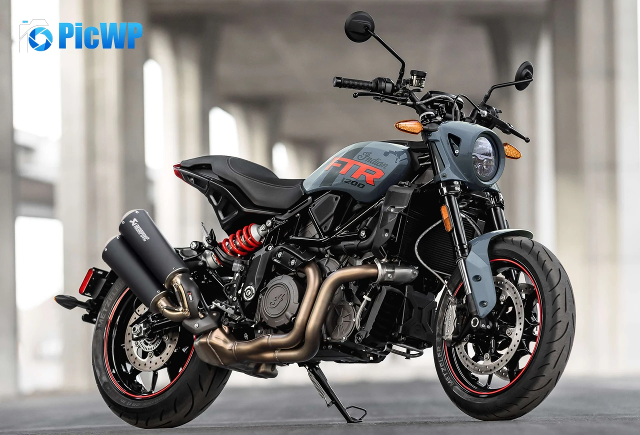 Indian FTR Stealth Gray Special Edition 5K PC Wallpaper
