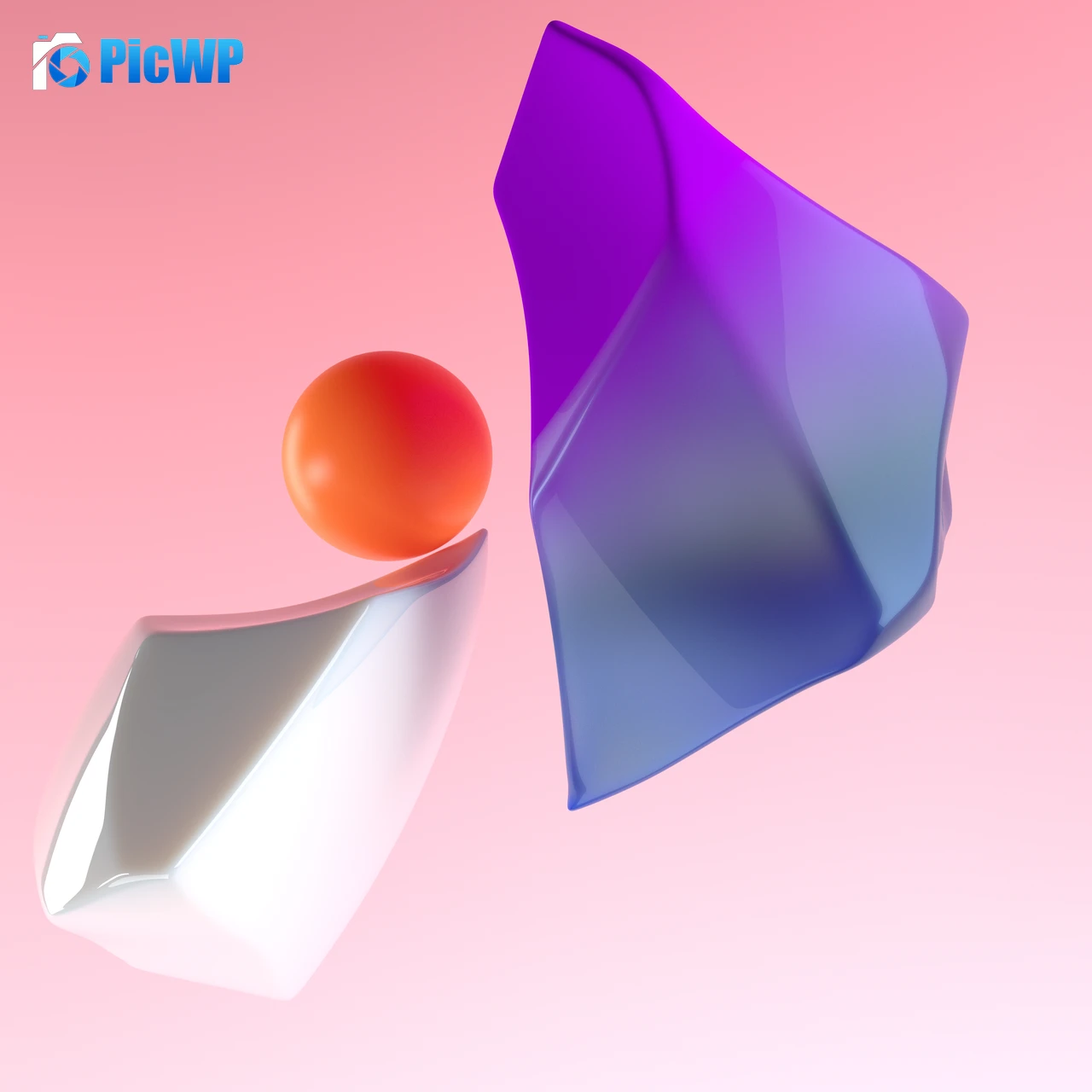 Sphere Shapes 5K Fold Wallpaper