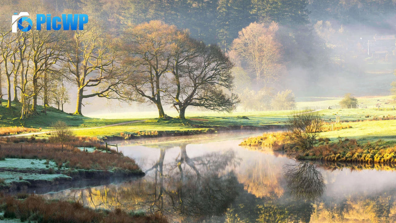 River Brathay Fall 7K PC Wallpaper