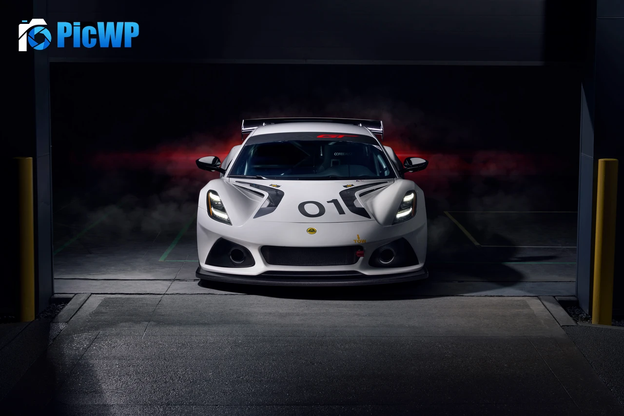 Lotus Emira GT4 8K PC Wallpaper