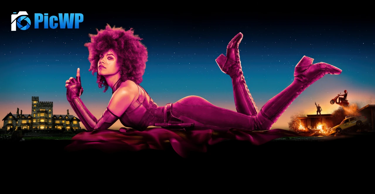 Deadpool 2 Domino 5K PC Wallpaper