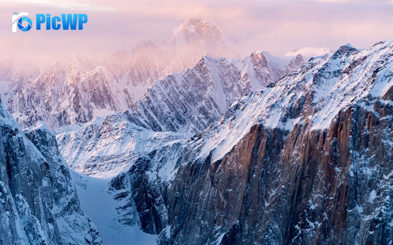 Alps mountains Snow covered 6K PC Wallpaper