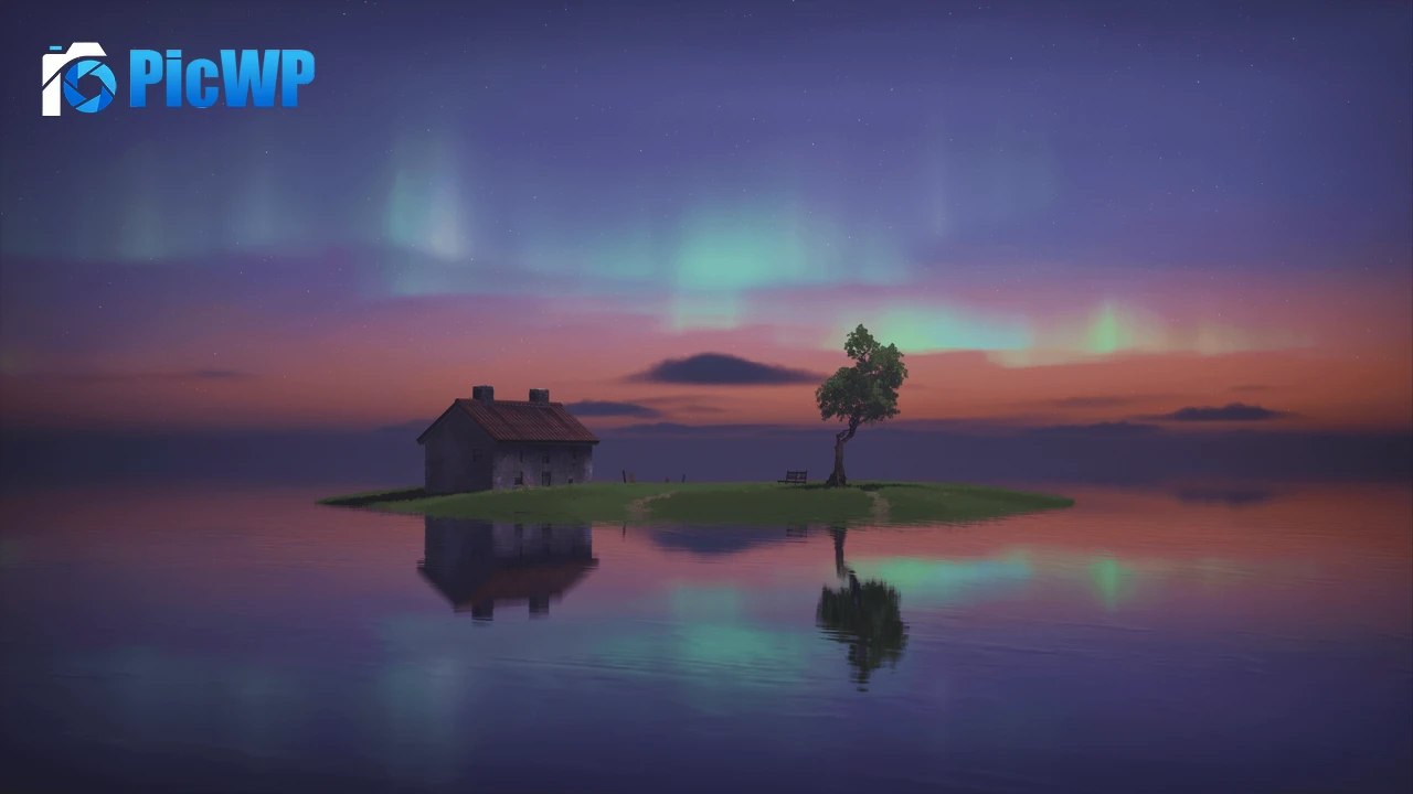 Island Sunset 6K PC Wallpaper