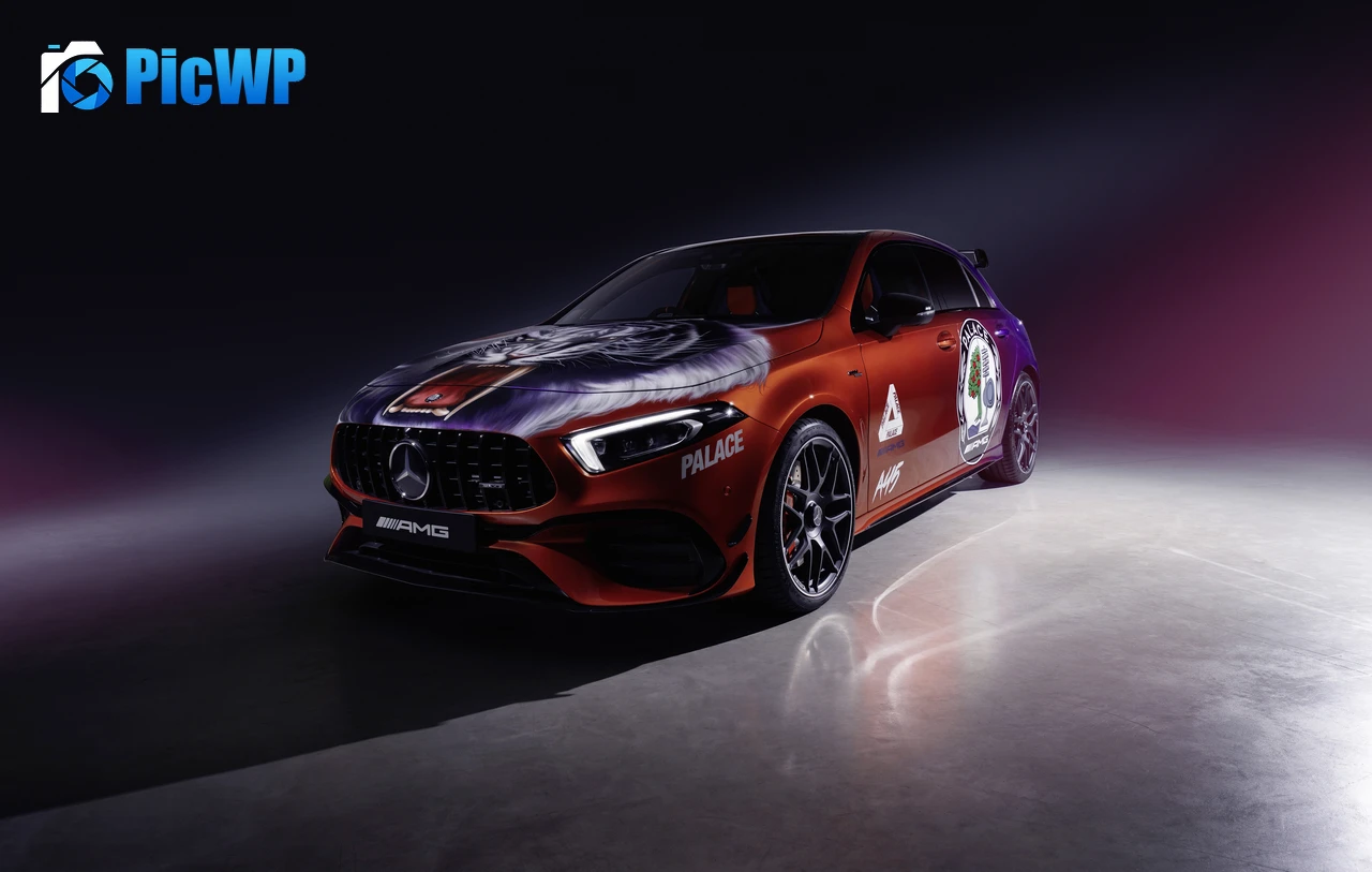 Mercedes-AMG A 45 S 4MATIC+ Palace Skateboards Art Car 6K PC Wallpaper
