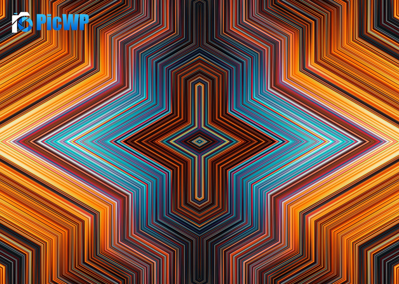 Kaleidoscope Symmetry 6K PC Wallpaper