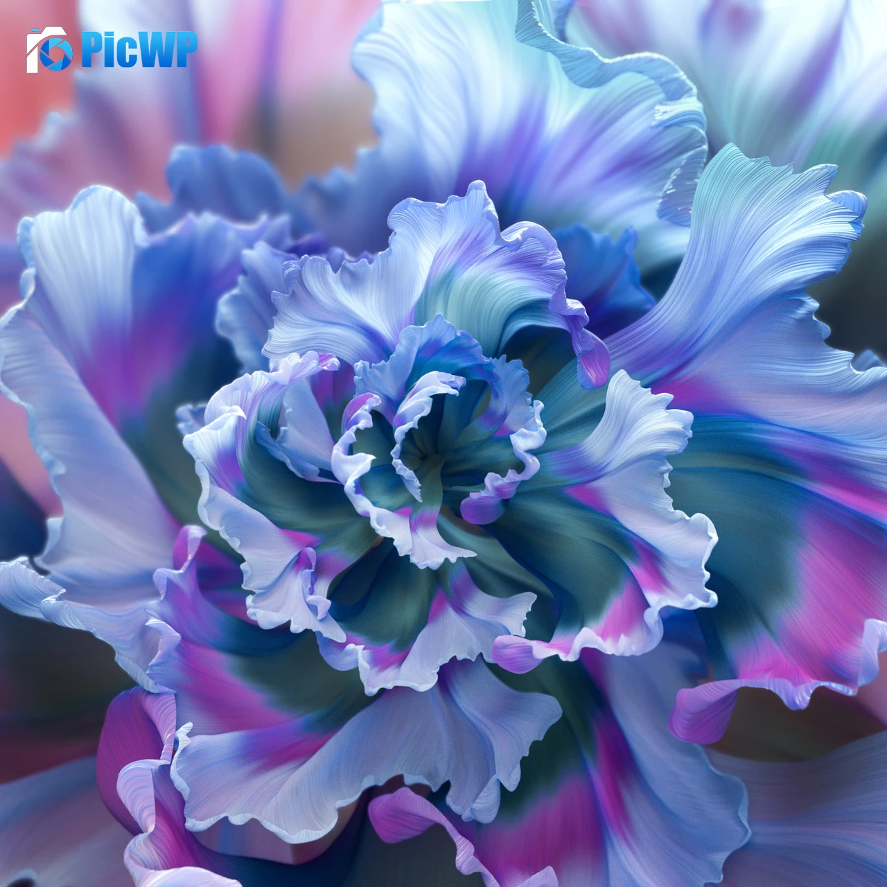 Floral Background Purple Flower 4K Fold Wallpaper