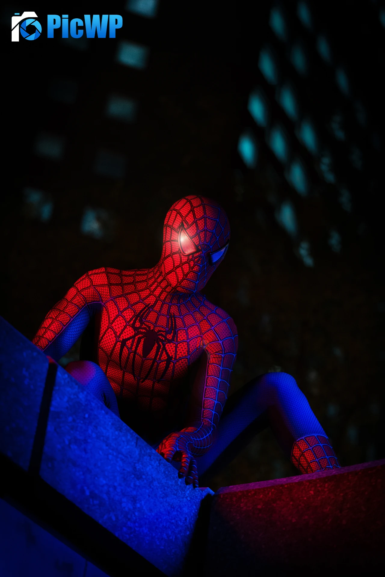 Spider-Man Vertical 8K Mobile Wallpaper