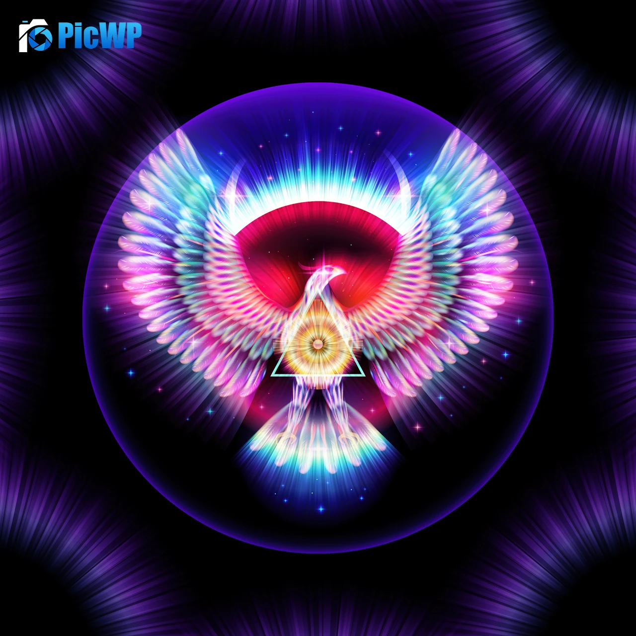 Glowing Digital illustration 4K Fold Wallpaper