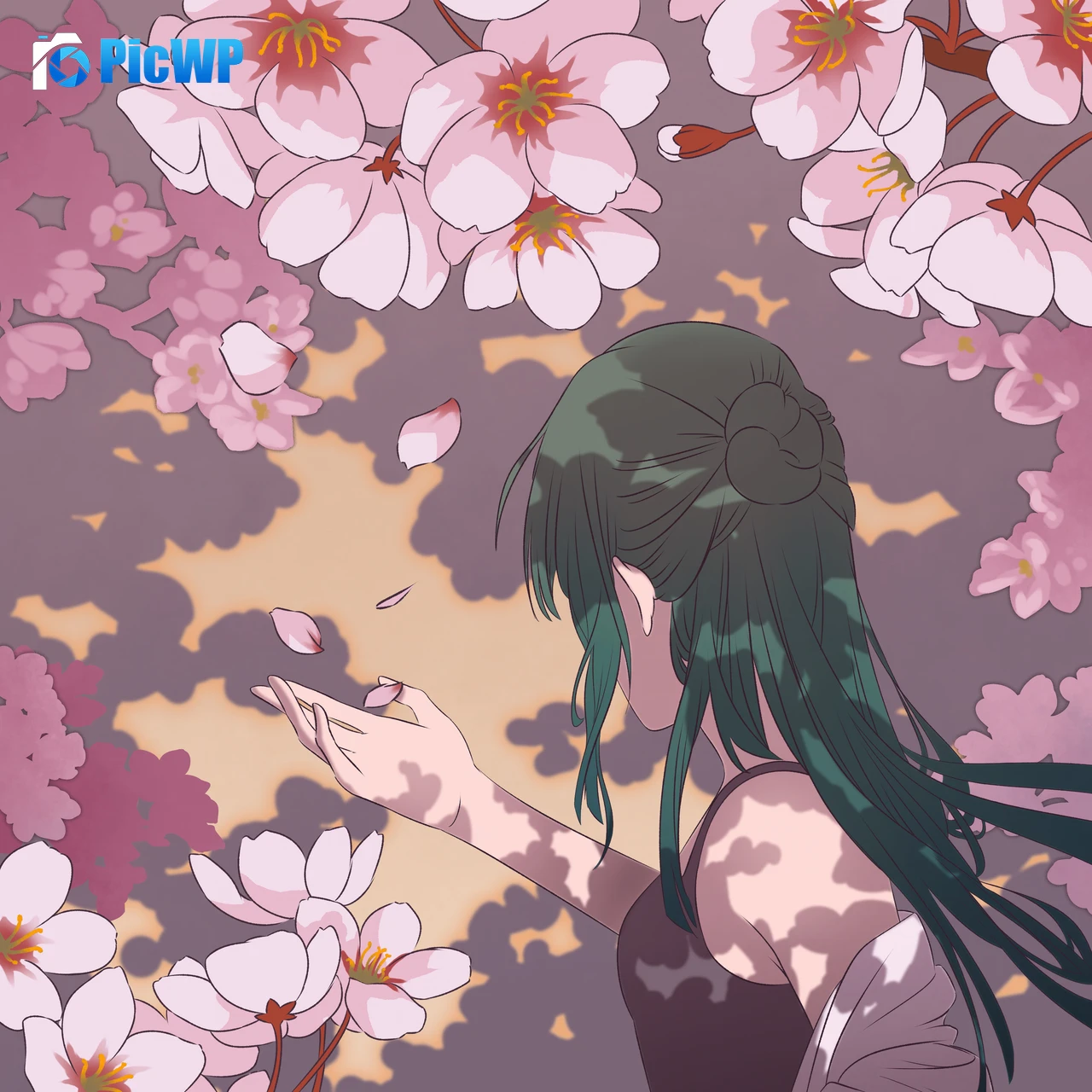 Lofi girl AI art 6K Fold Wallpaper
