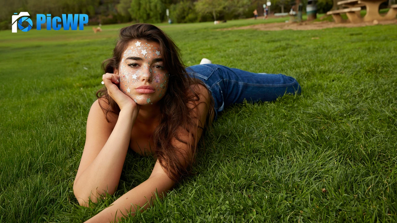 Dua Lipa Outdoor 6K PC Wallpaper