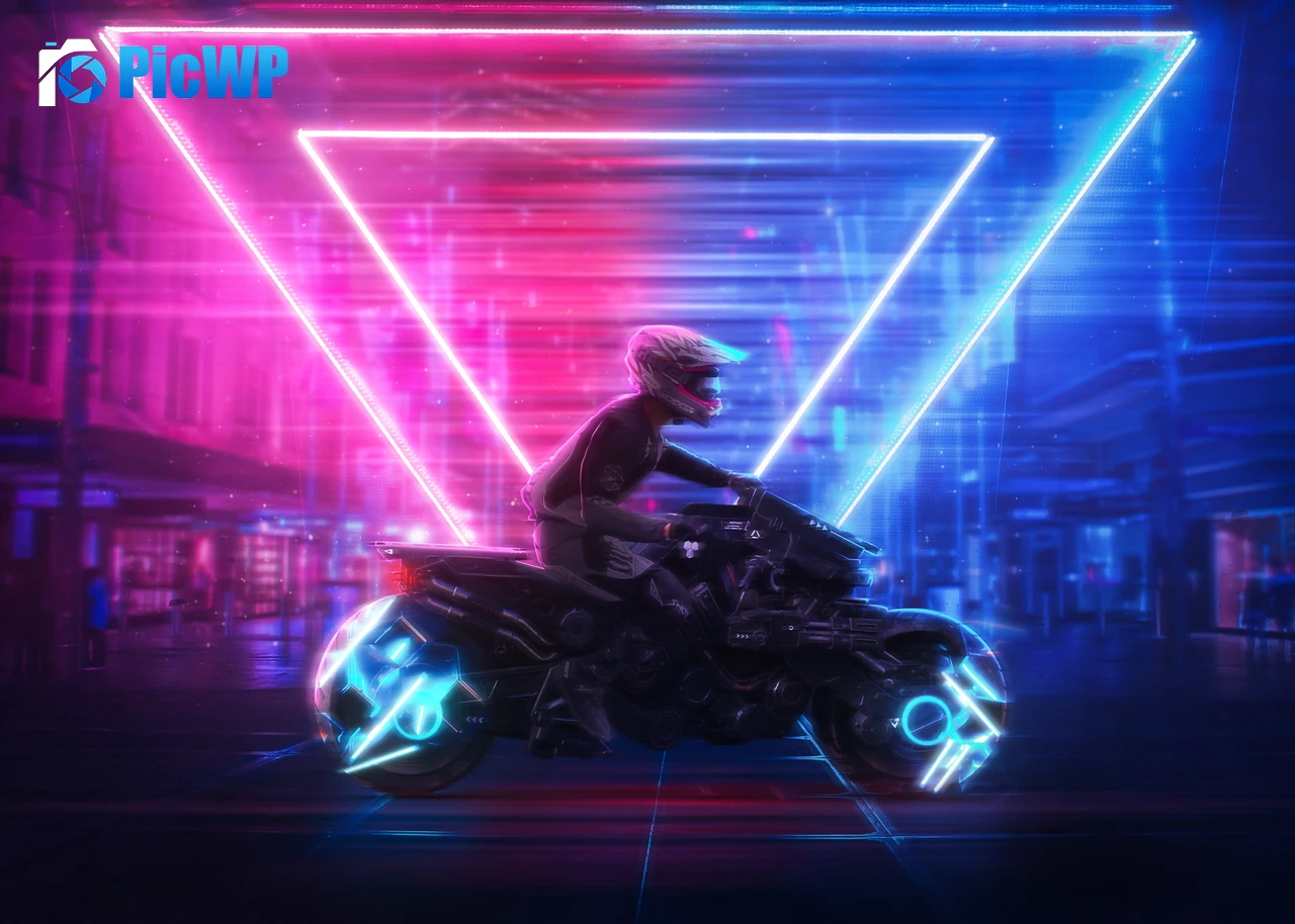 Cyberpunk 2077 Neon art 5K PC Wallpaper
