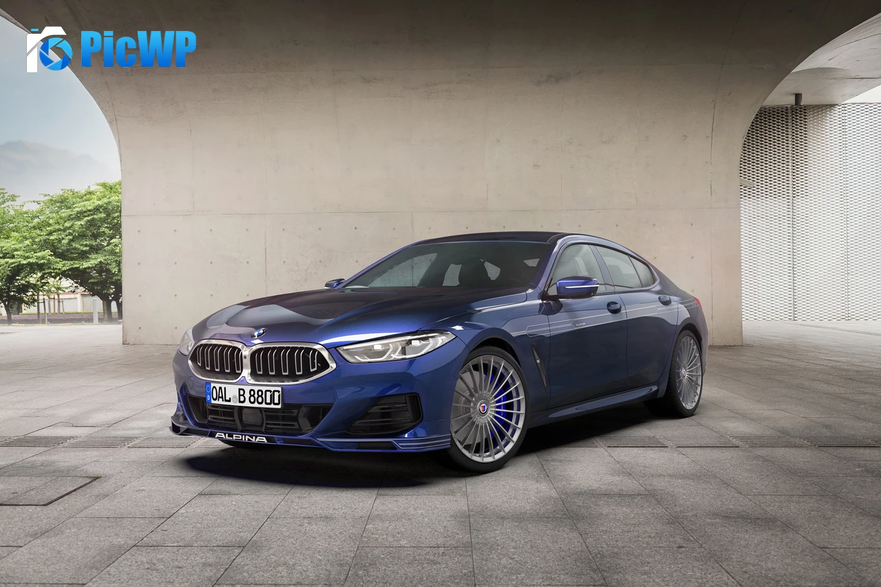 BMW Alpina B8 Gran Coupé Performance car 6K PC Wallpaper