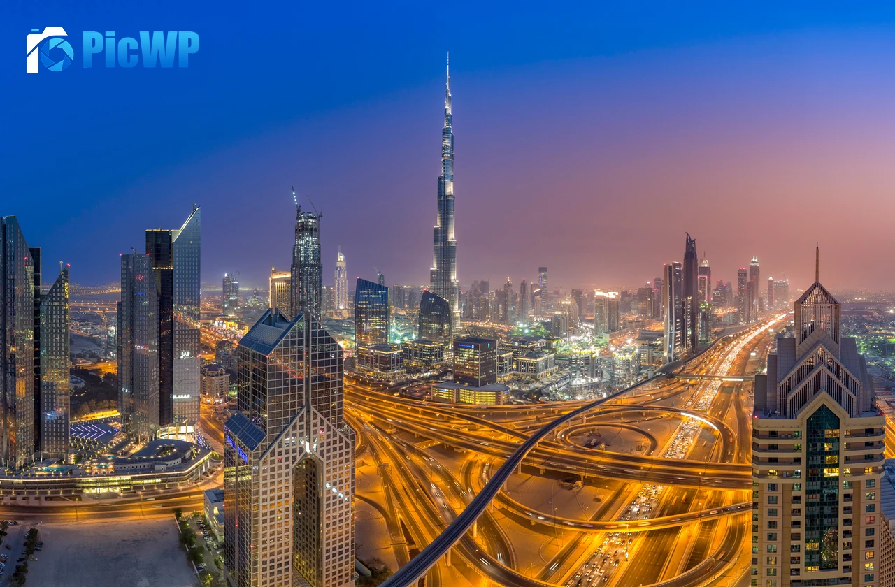 Burj Khalifa Sheikh Zayed Road 6K PC Wallpaper