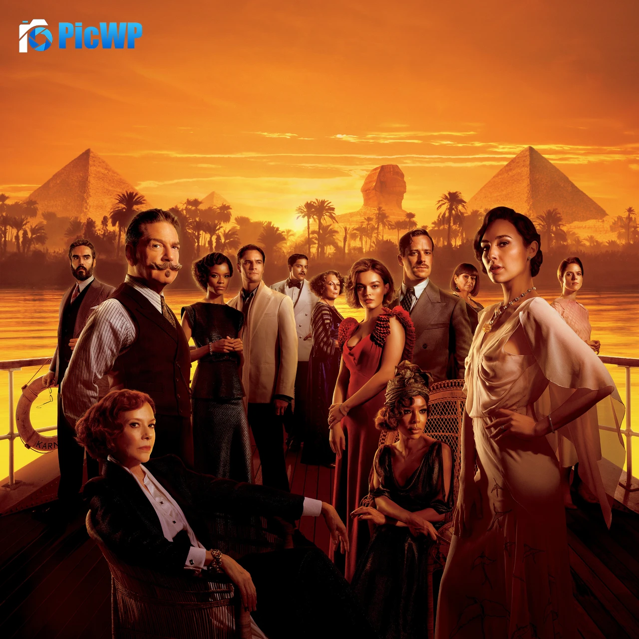 Death on the Nile Movie poster 4K Fold Wallpaper