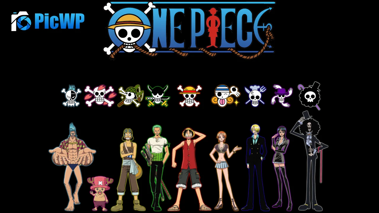 One Piece Character poster 6K PC Wallpaper