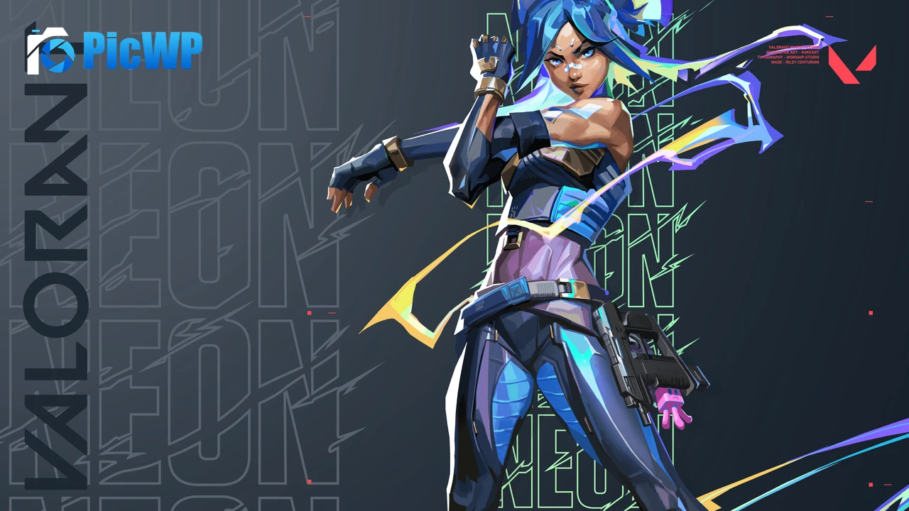 Neon (Valorant) 6K PC Wallpaper