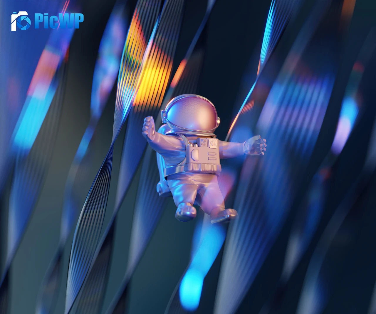 Huawei P50 Pocket Astronaut 4K PC Wallpaper
