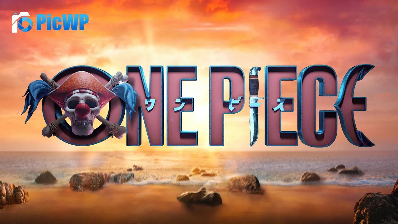 Buggy One Piece Logo 6K PC Wallpaper