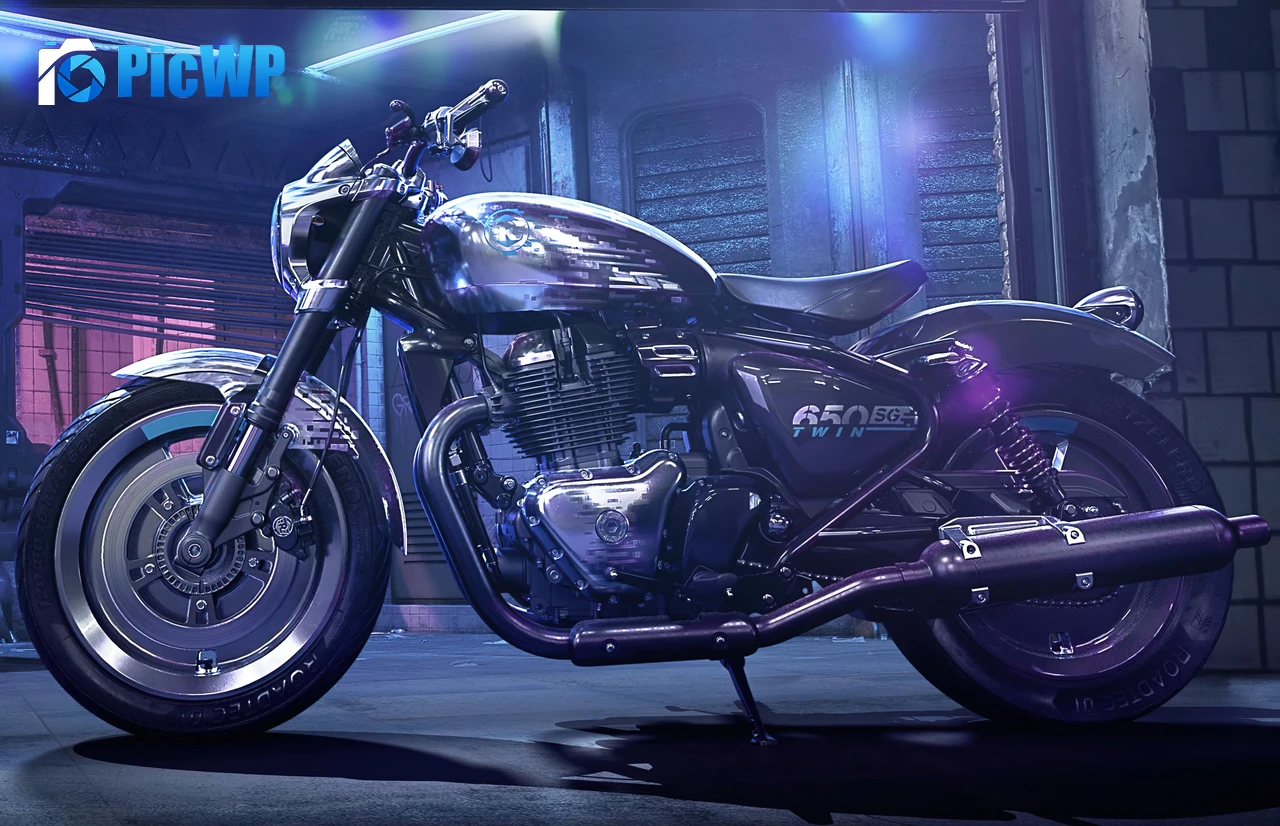 Royal Enfield SG650 Concept Motorcycle 4K PC Wallpaper