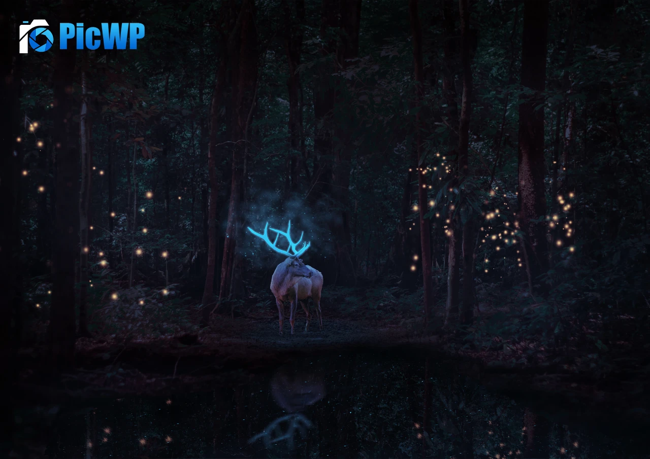 Stag Deer 5K PC Wallpaper