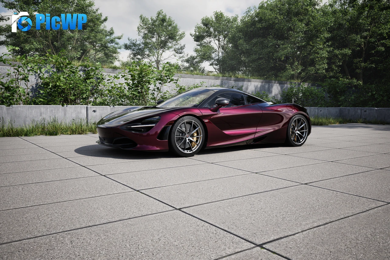 Sports car McLaren 720S 6K PC Wallpaper