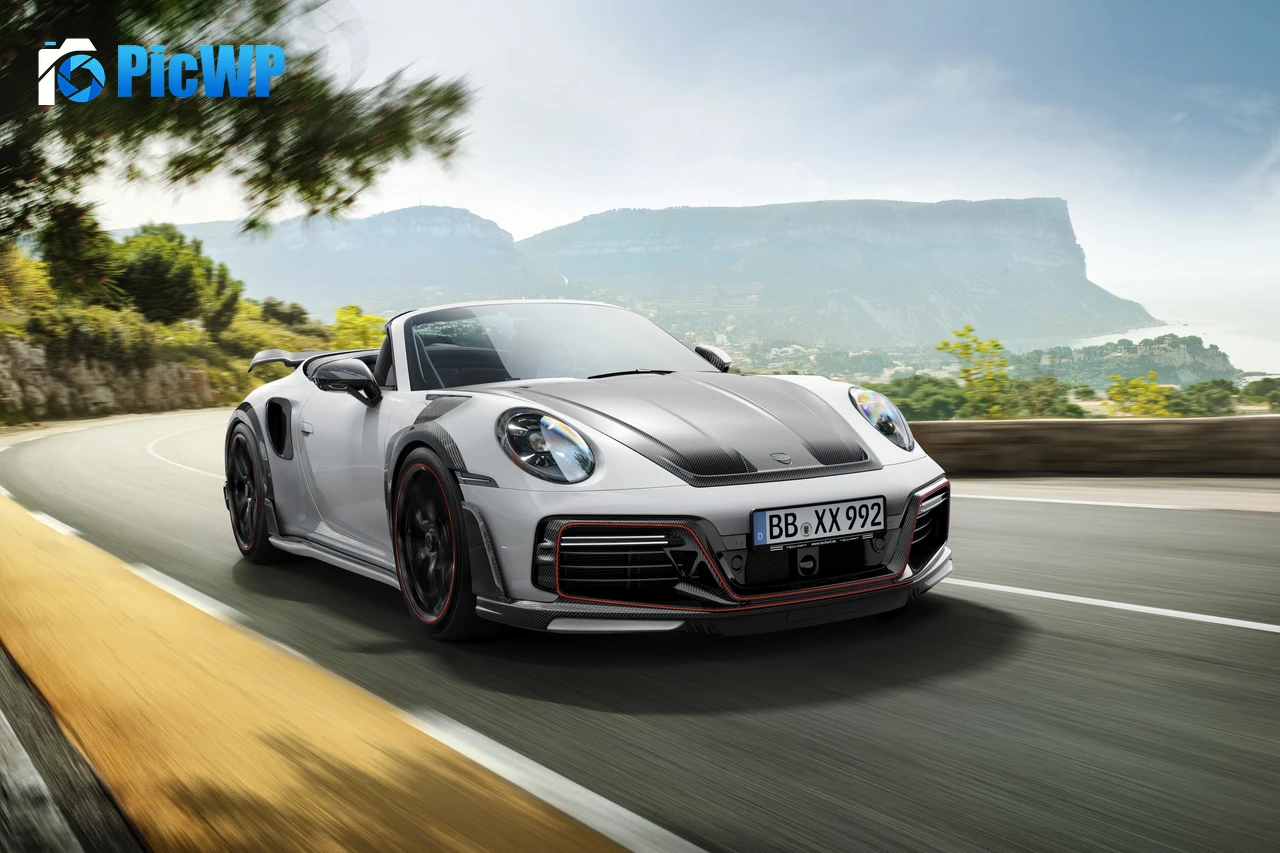 TechArt GTstreet R Cabriolet Porsche 911 Turbo S 4K PC Wallpaper