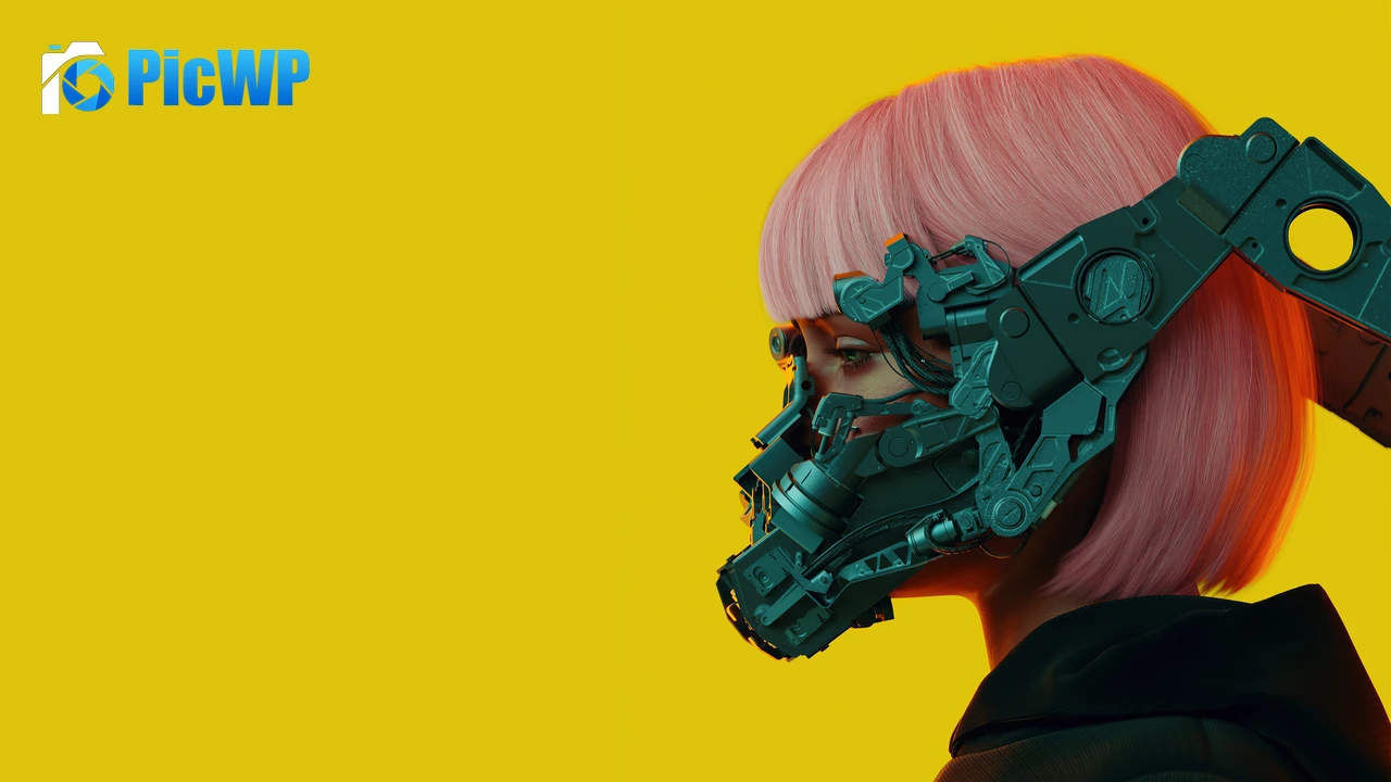 Mecha Girl Cyberpunk girl 6K PC Wallpaper