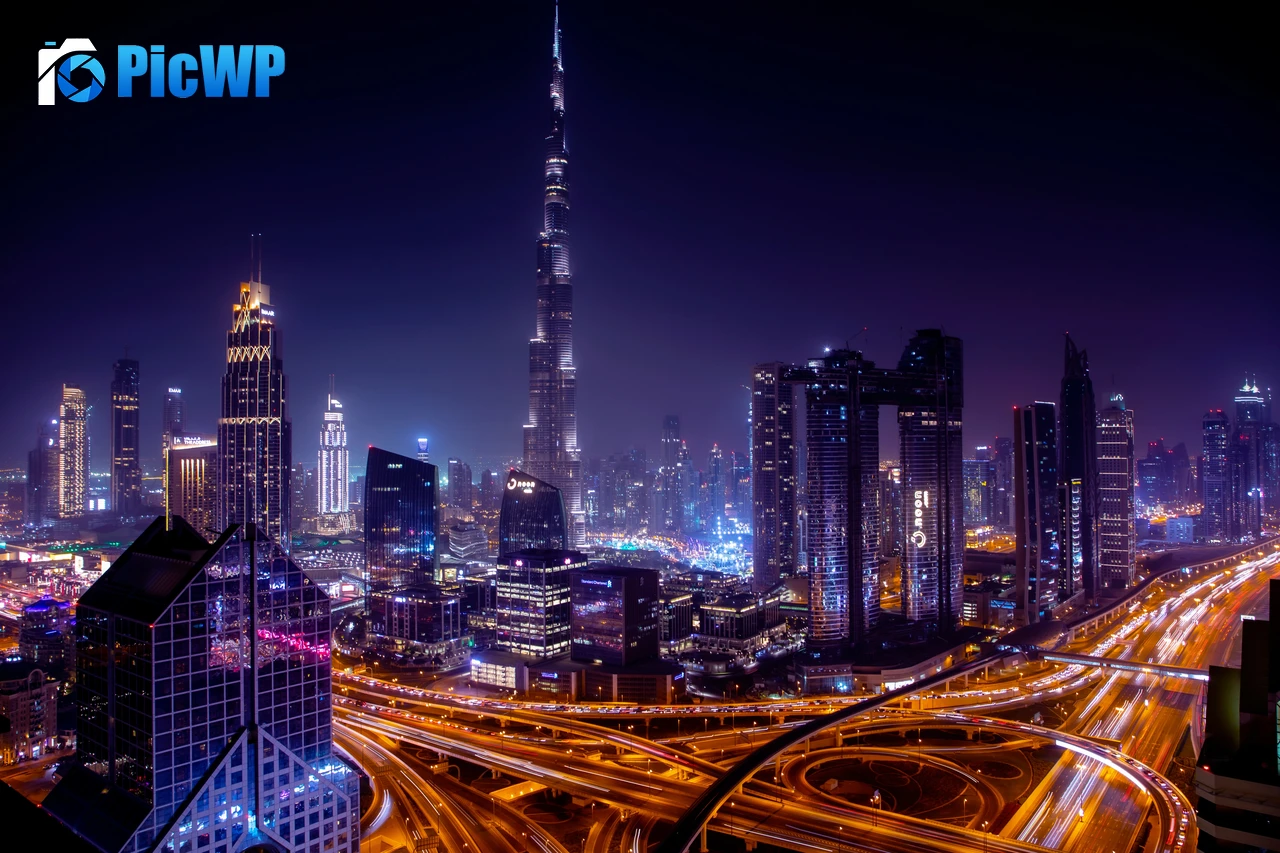 Burj Khalifa Dubai City Skyline 7K PC Wallpaper