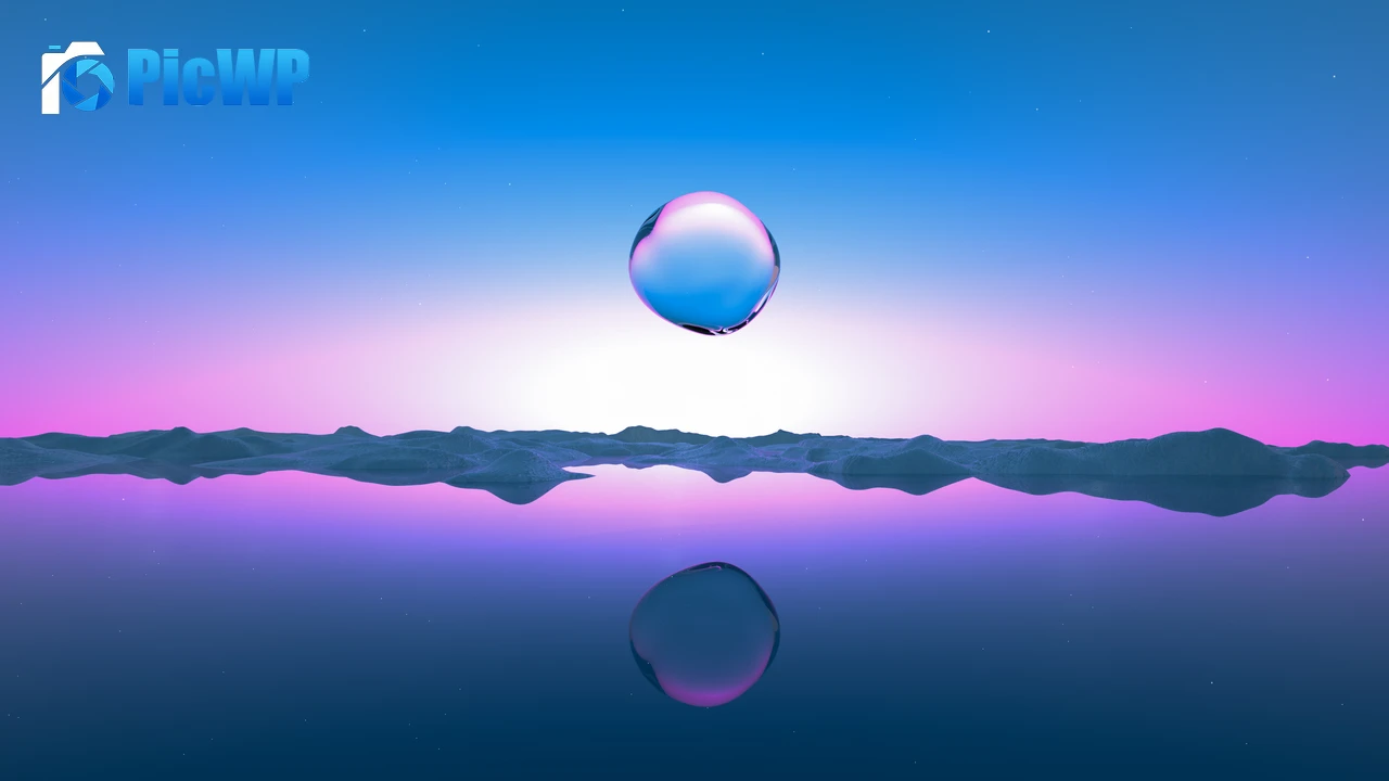 Droplet Transparent 6K PC Wallpaper