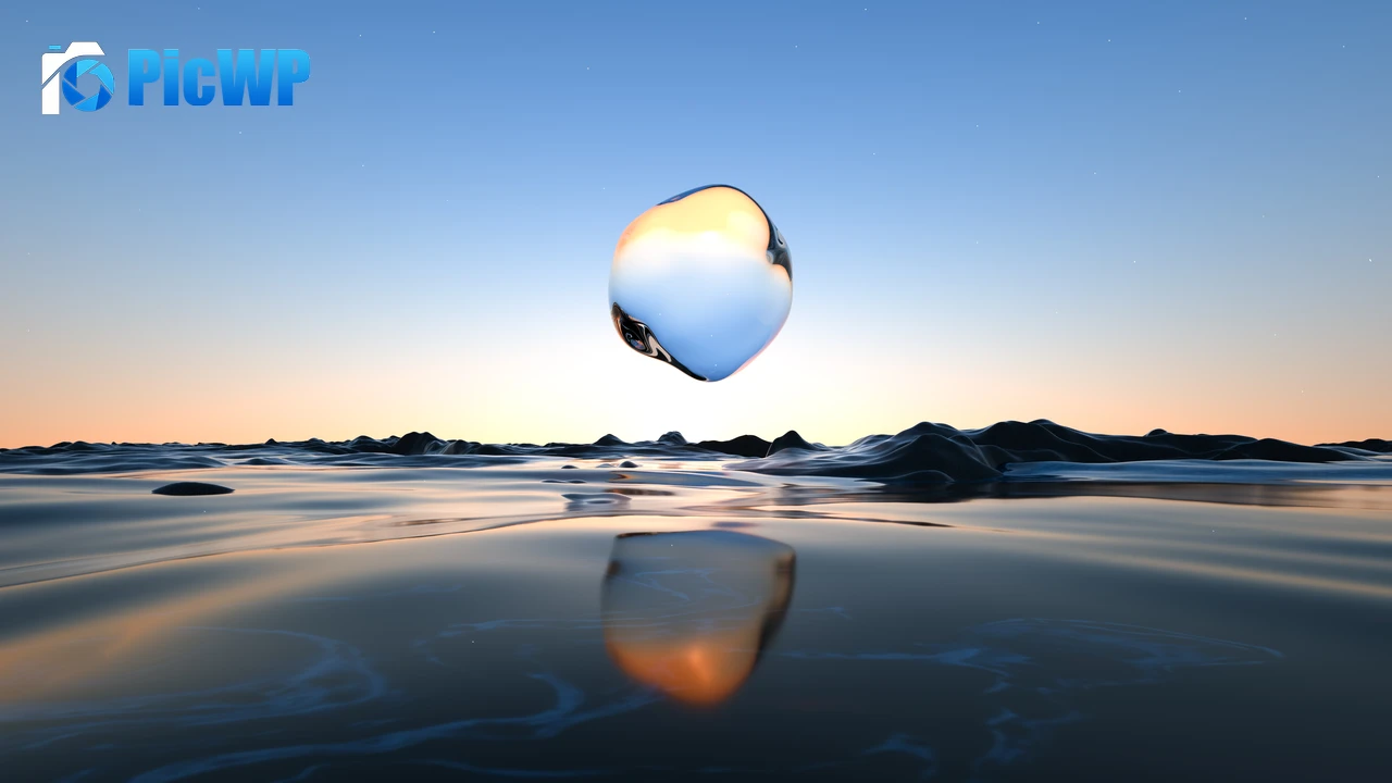 Glass Droplet 6K PC Wallpaper