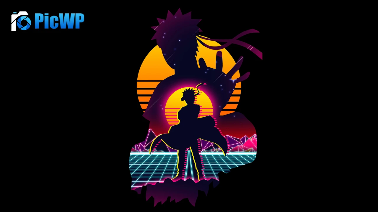 Naruto Uzumaki Retro 6K PC Wallpaper