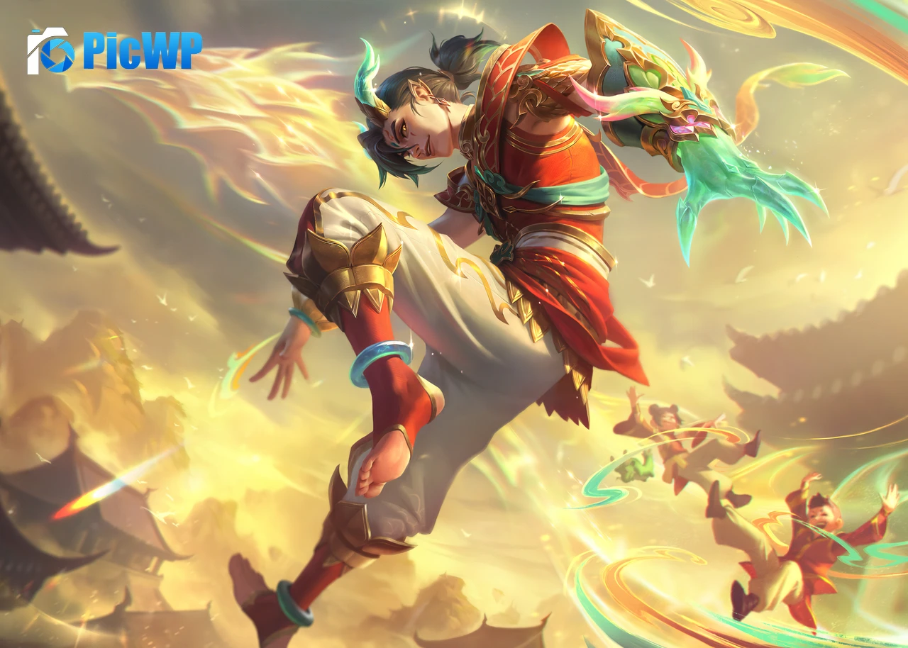 Heavenscale Ezreal League of Legends 4K PC Wallpaper