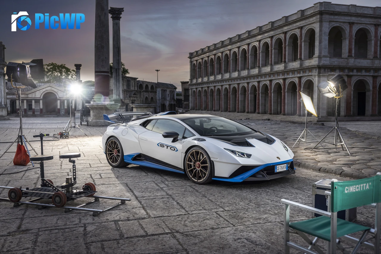 Lamborghini Huracán STO Cinematic 6K PC Wallpaper