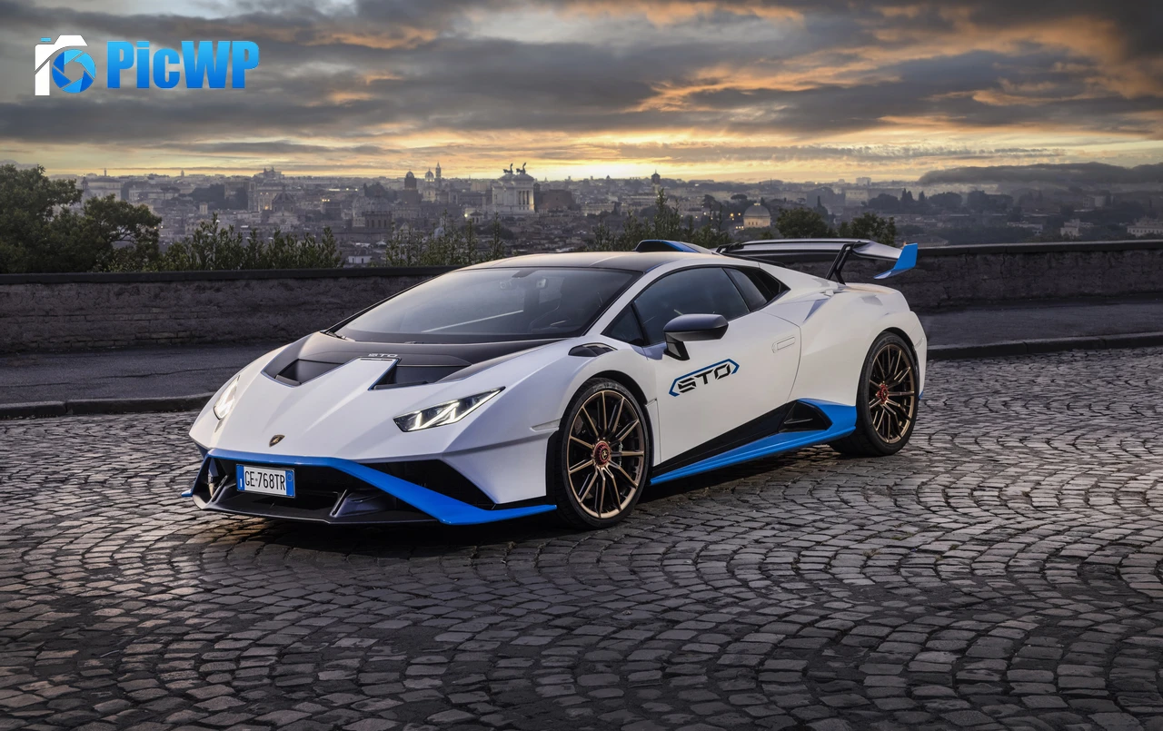 Lamborghini Huracán STO Supercar 6K PC Wallpaper