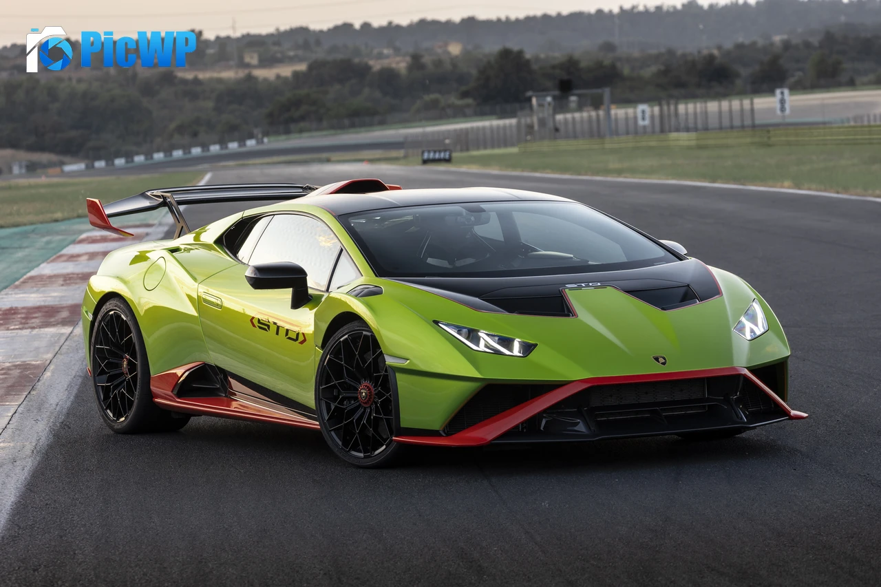 Lamborghini Huracán STO Sports cars 5K PC Wallpaper