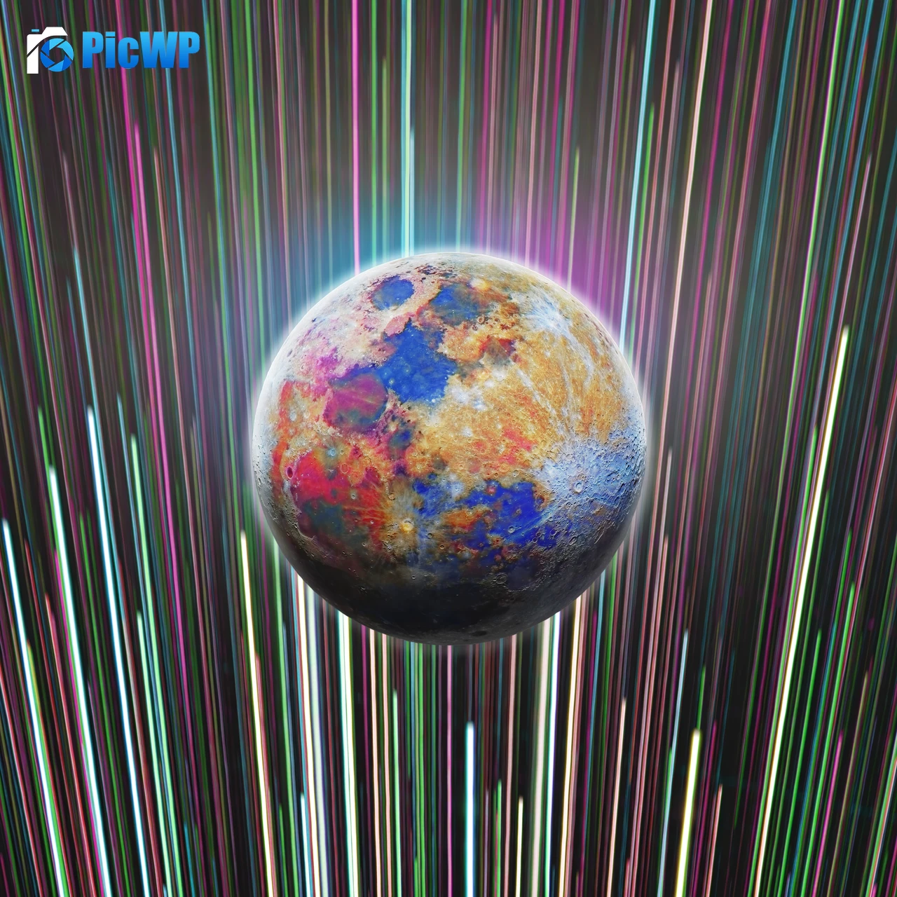 Moon Lunar photography 9K Fold Wallpaper