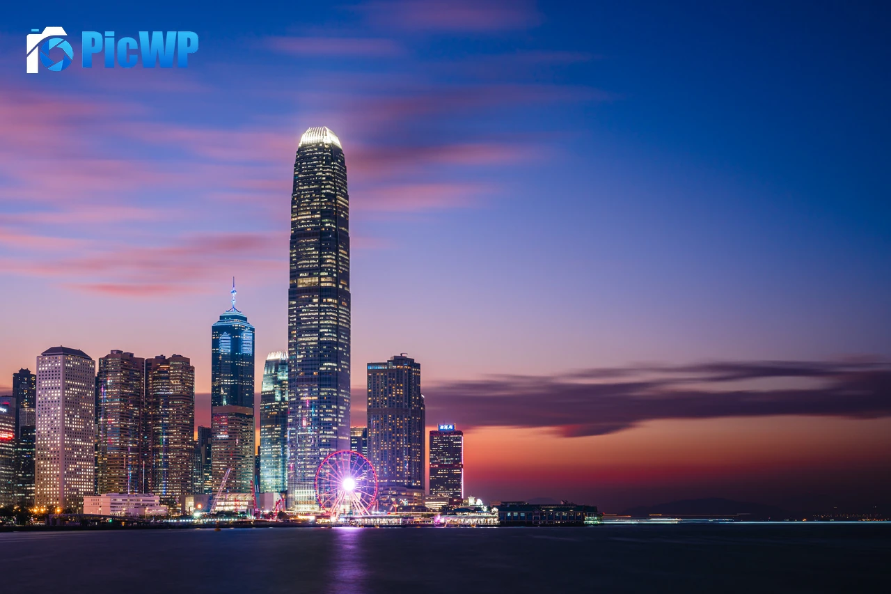 Hong Kong City Sunset 7K PC Wallpaper