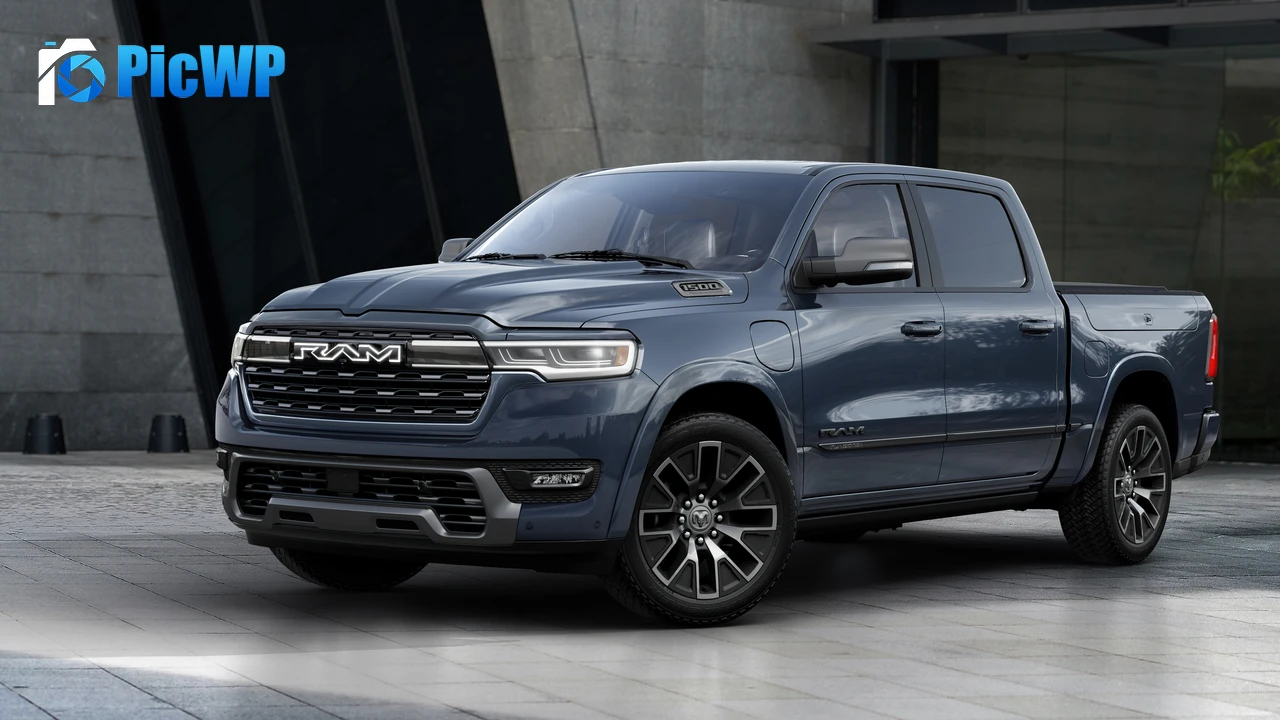 Ram 1500 Ramcharger Tungsten 2025 6K PC Wallpaper