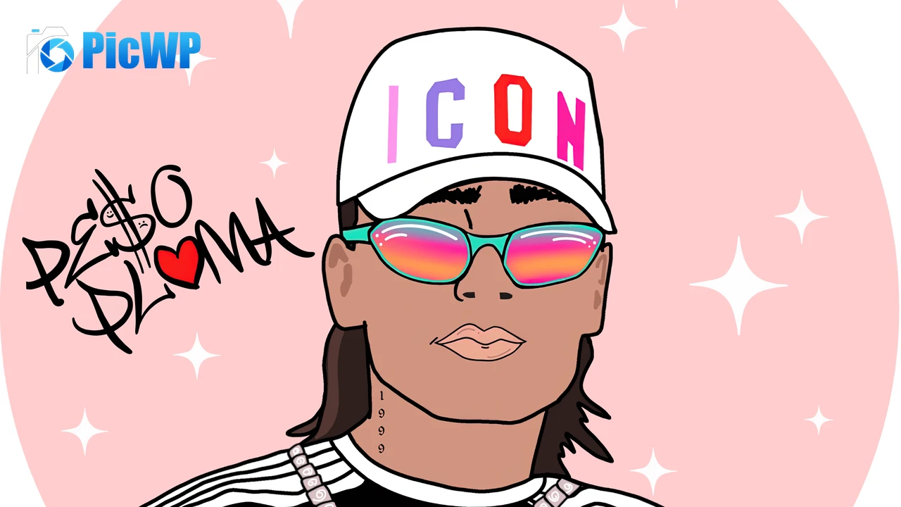 Peso Pluma Illustration 6K PC Wallpaper