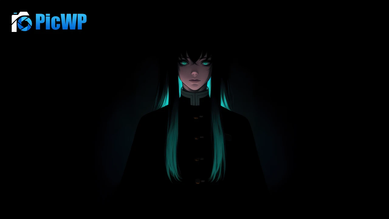 Muichiro Tokito Dark aesthetic 6K PC Wallpaper