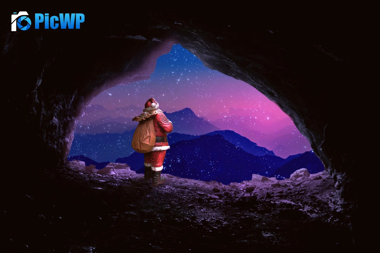 Santa Aesthetic 6K PC Wallpaper