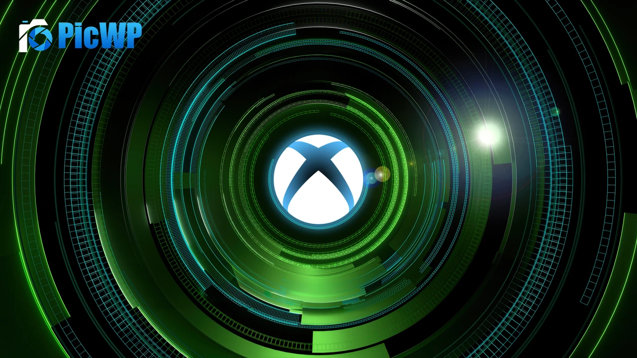 Futuristic Xbox logo 6K PC Wallpaper
