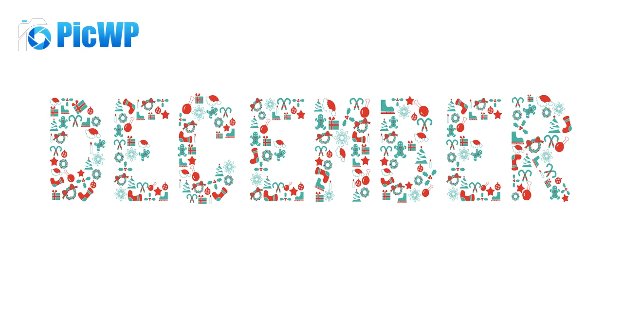 December Christmas background 6K PC Wallpaper